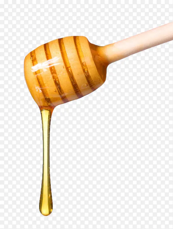 流动的蜂蜜棒粘蜂蜜