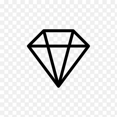 钻石坚固耐用icon线性小图标PNG下载