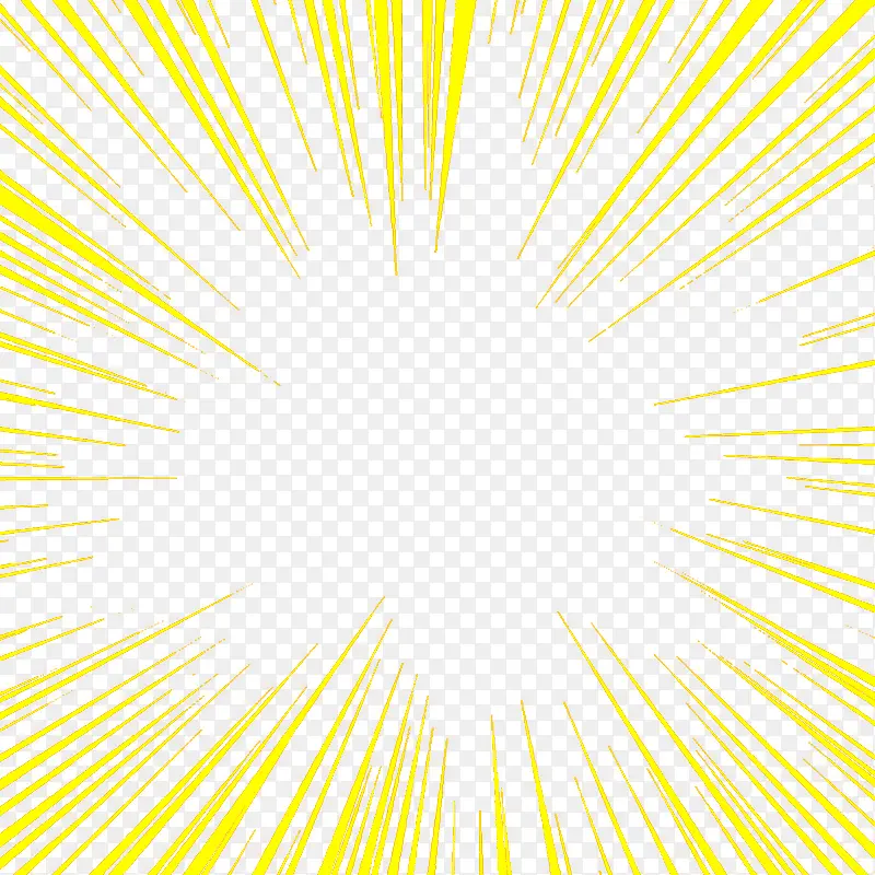 黄色正方形万丈光芒