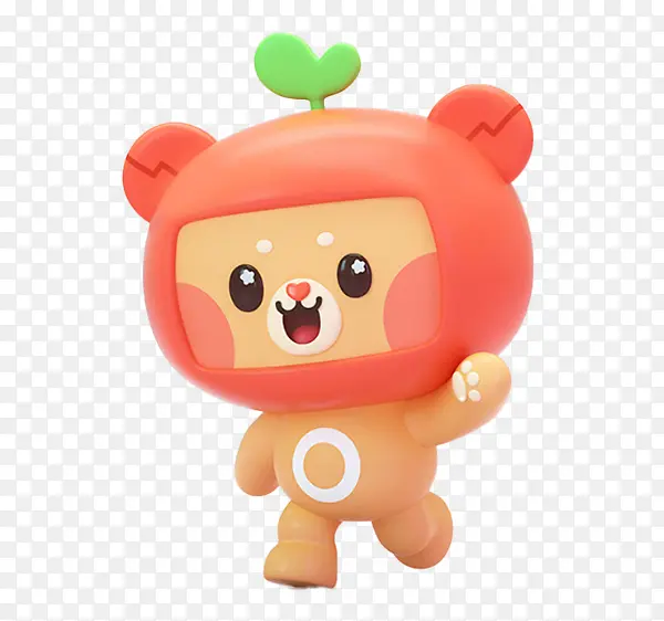 3D可爱小熊公仔