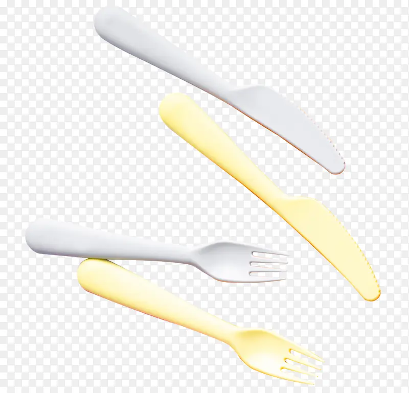 白色和米黄色的餐具