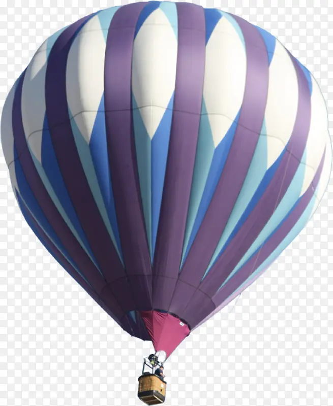 热气球 旅游 氢气球 紫色 减变