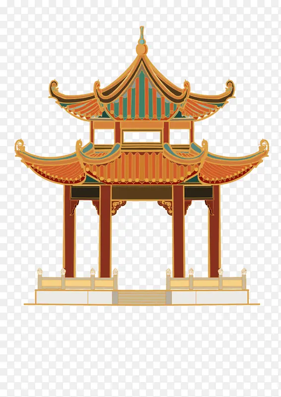 中国风建筑亭子PNG图片素材下载_图片编号yvrrnled-免抠素材网