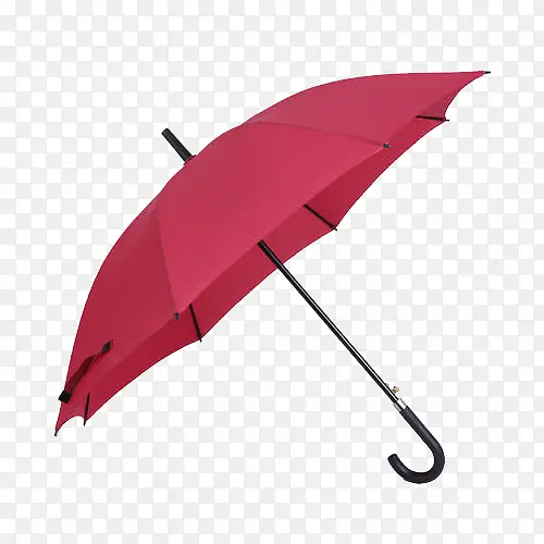 一把手绘红色雨伞 红色