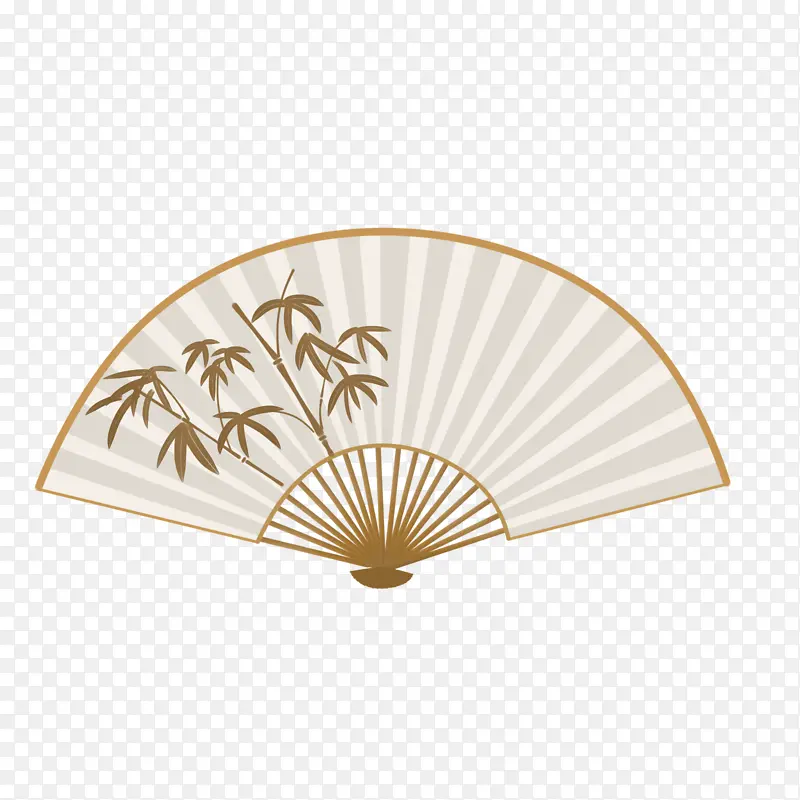 古风带竹子的扇子PNG图片素材下载_图片编号qjvvjbrz-免抠素材网
