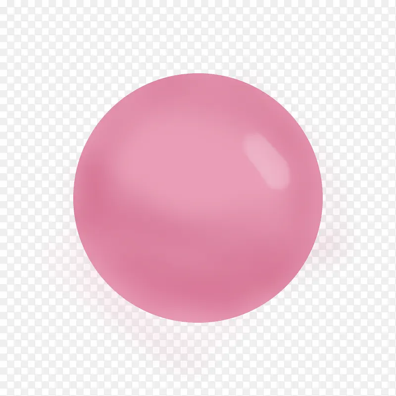 粉色立体可爱泡泡