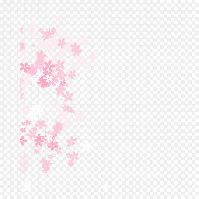 粉白色香渐小花