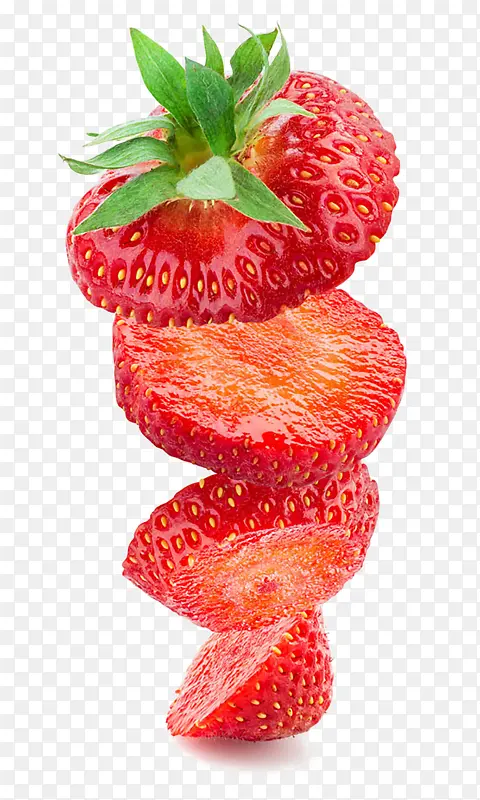 新鲜草莓 红色 草莓