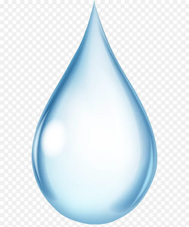水滴透明的水