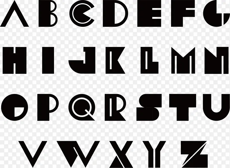字母的字体设计