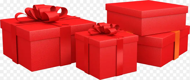 红色C4d礼物盒