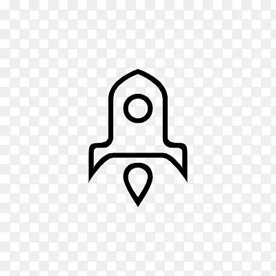 极速发货火箭icon线性小图标PNG下载