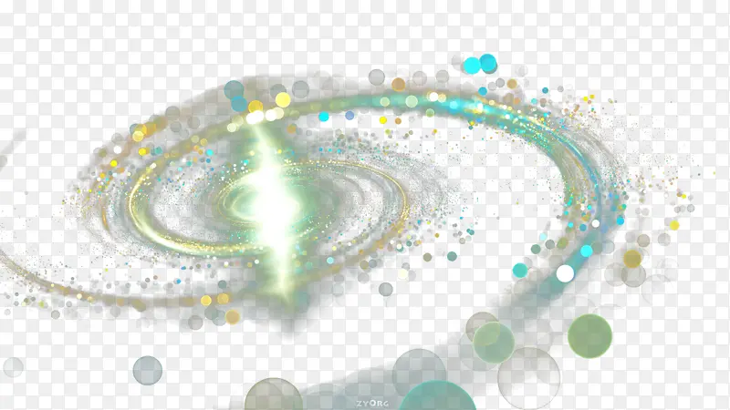 银河光效元素图
