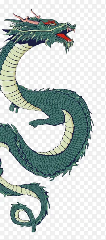 中国龙图案设计传统神话元素插画PNG图片素材下载_图片编号qbvvopvg-免抠素材网