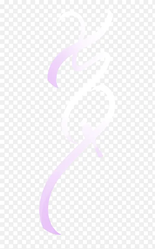 紫色七夕艺术字体
