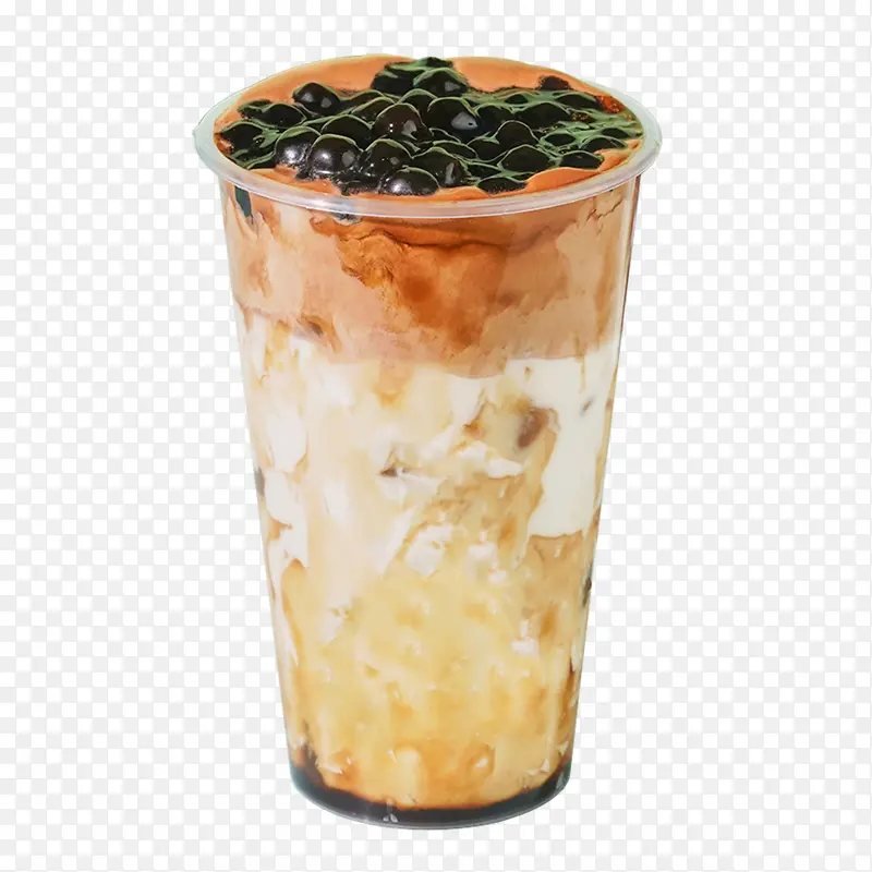 网红脏脏茶珍珠奶茶