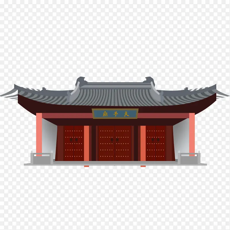 古代亭台楼阁中国古建筑门头