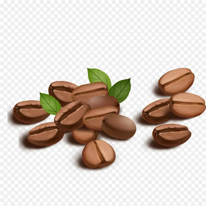 卡通创意咖啡豆