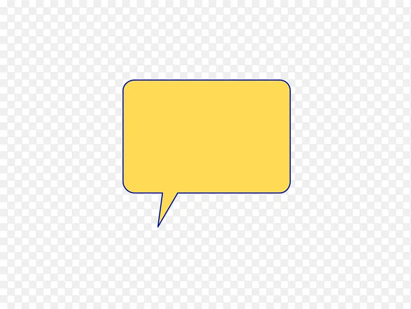 对话框会话框简约对话框黄色对话框