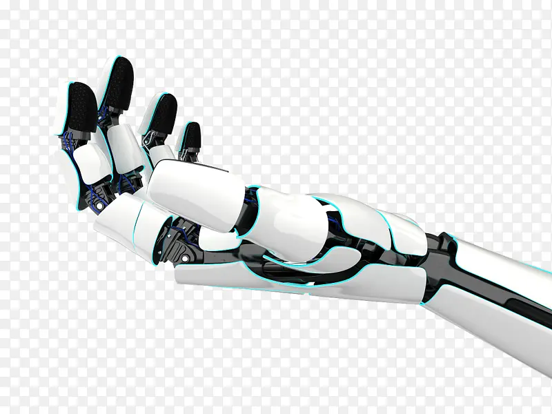 机器人，科技感，白色，手