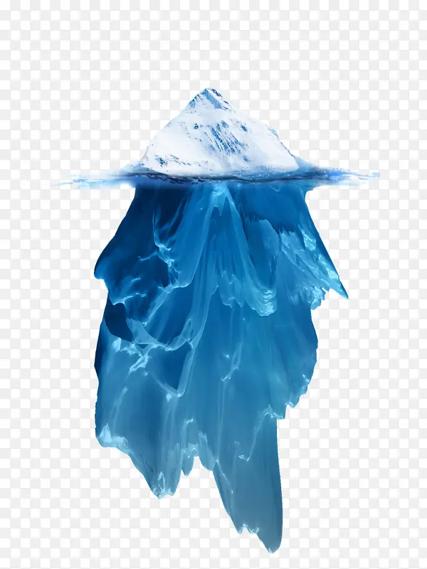 水下冰山模型
