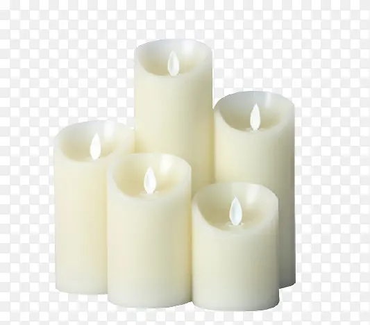 白色电子蜡烛