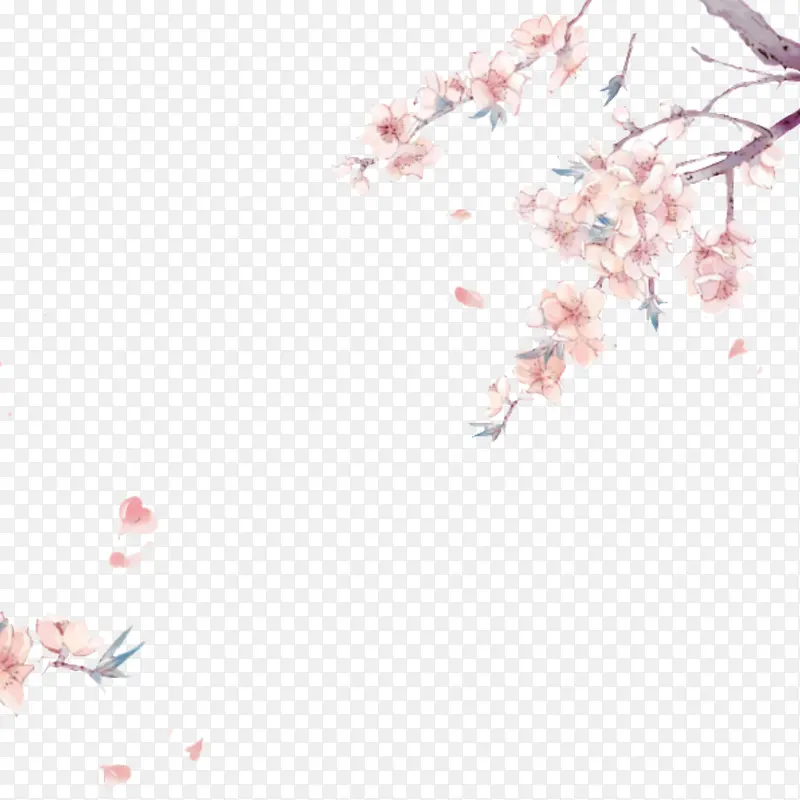 一枝美丽的桃花PNG图片素材下载_图片编号qpkkmngk-免抠素材网