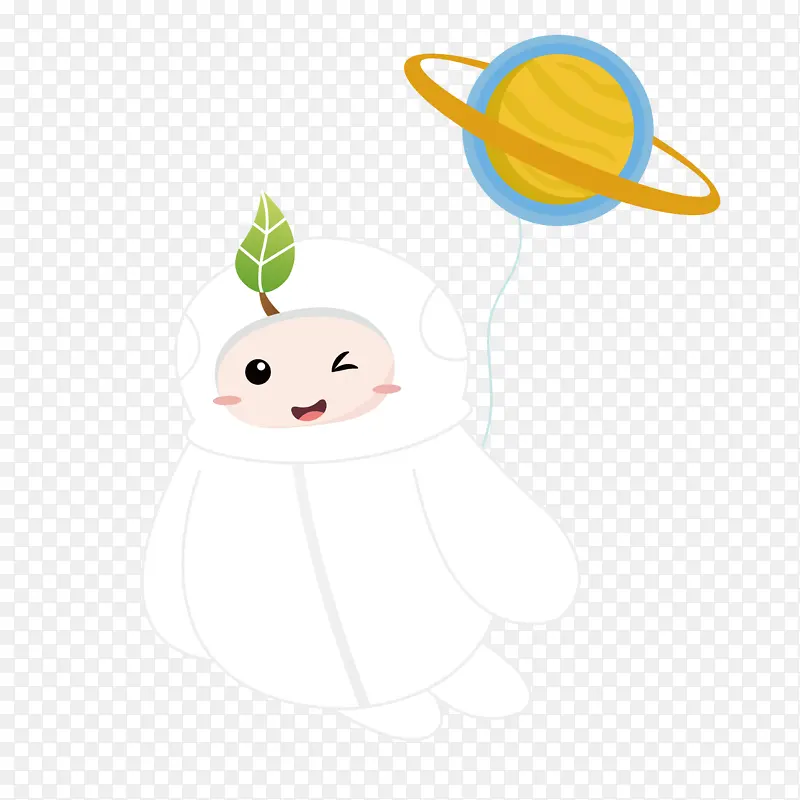 可爱卡通萌宝太空人