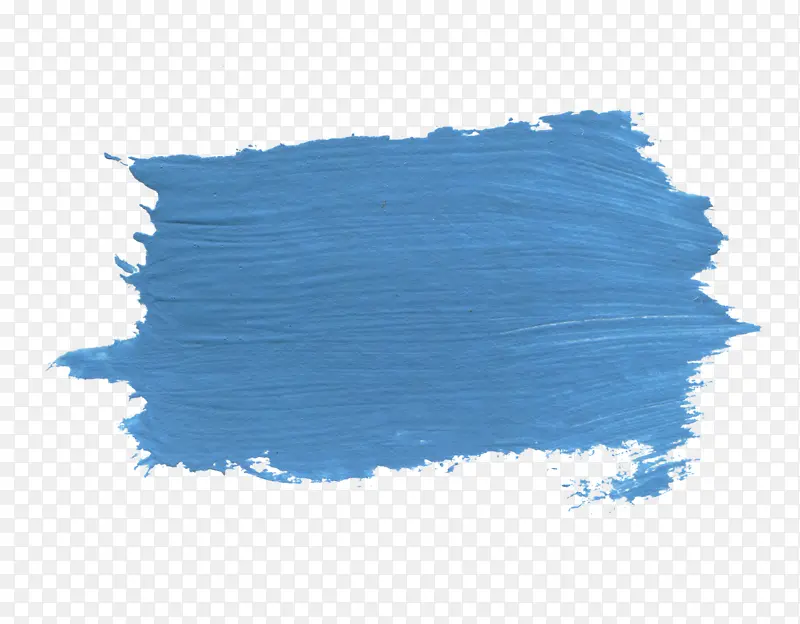 手绘颜料素材纹理蓝色