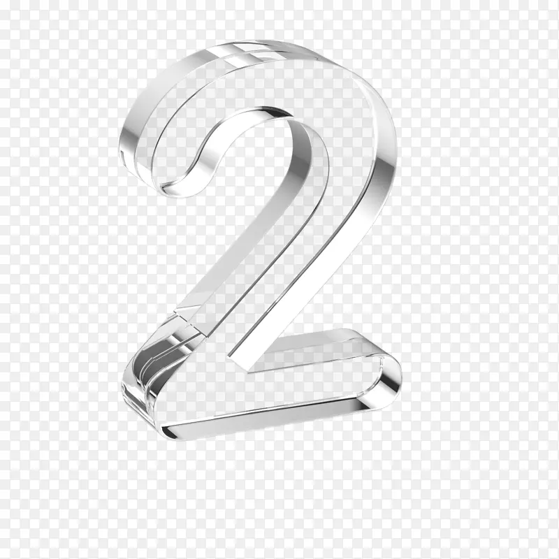3D水晶透明 玻璃2数字PNG图片素材下载_图片编号yzvvrogp-免抠素材网