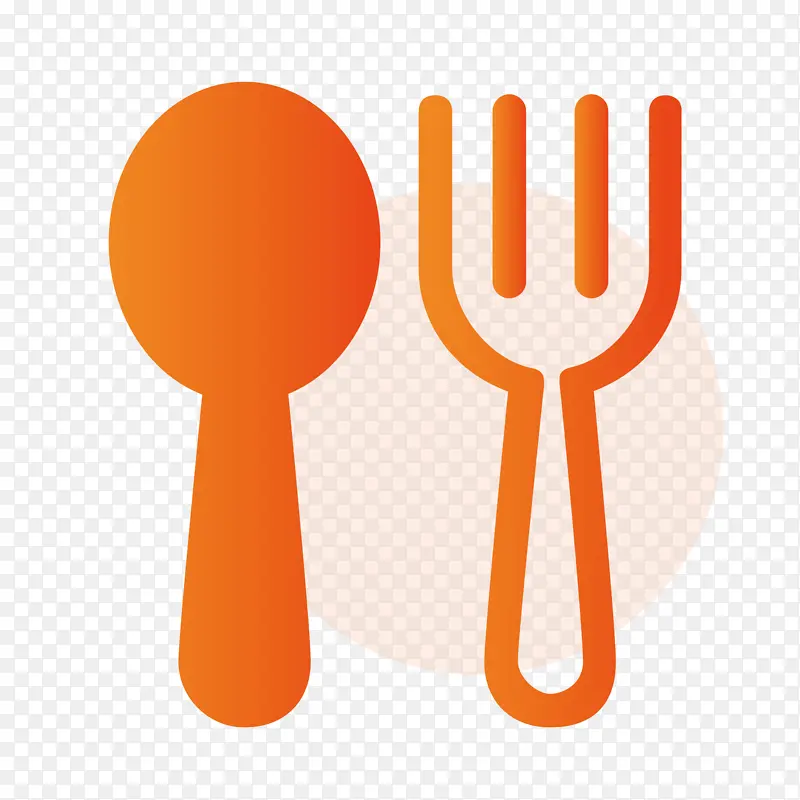 渐变面性美食餐饮APP叉子图标PNG图片素材下载_图片编号qommanzo-免抠素材网