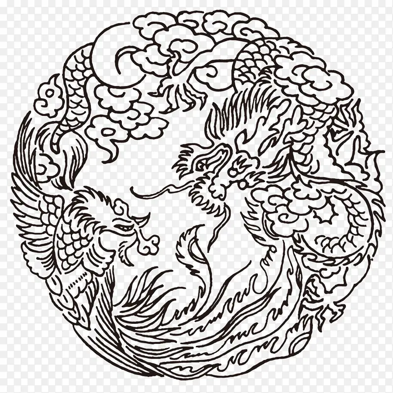 龙图案中国龙
