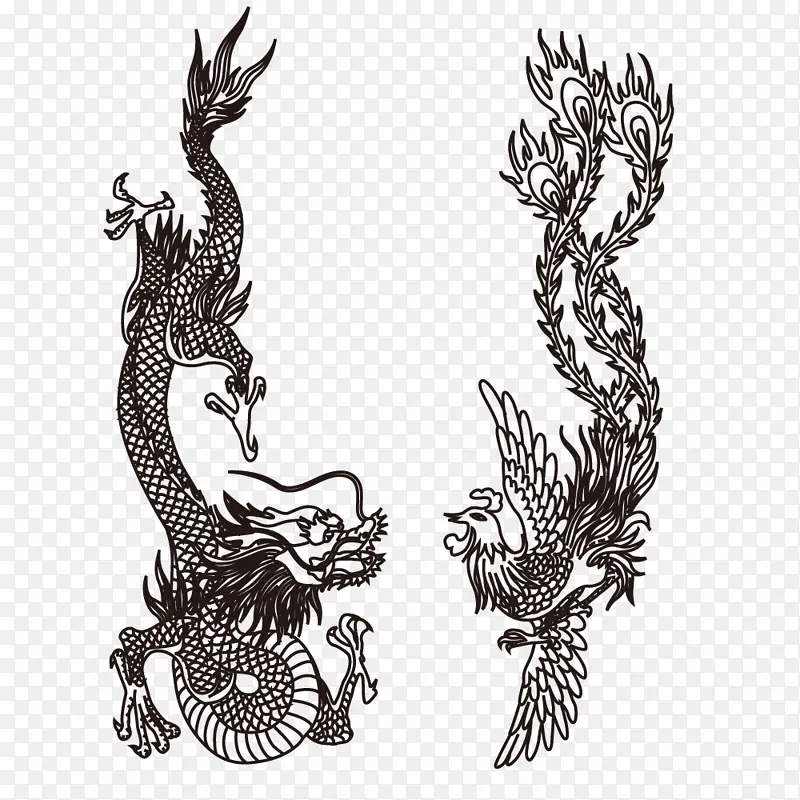 龙图案中国龙PNG图片素材下载_图片编号ymxxzamn-免抠素材网