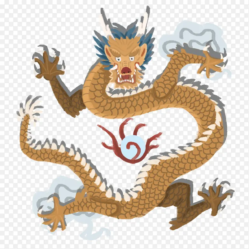 国潮中国神龙PNG图片素材下载_图片编号ywjjdaej-免抠素材网