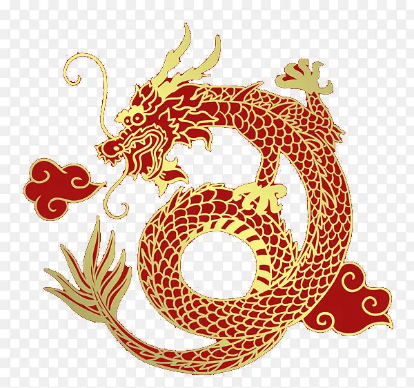 中国风传统金色的龙PNG图片素材下载_图片编号ynggndpe-免抠素材网