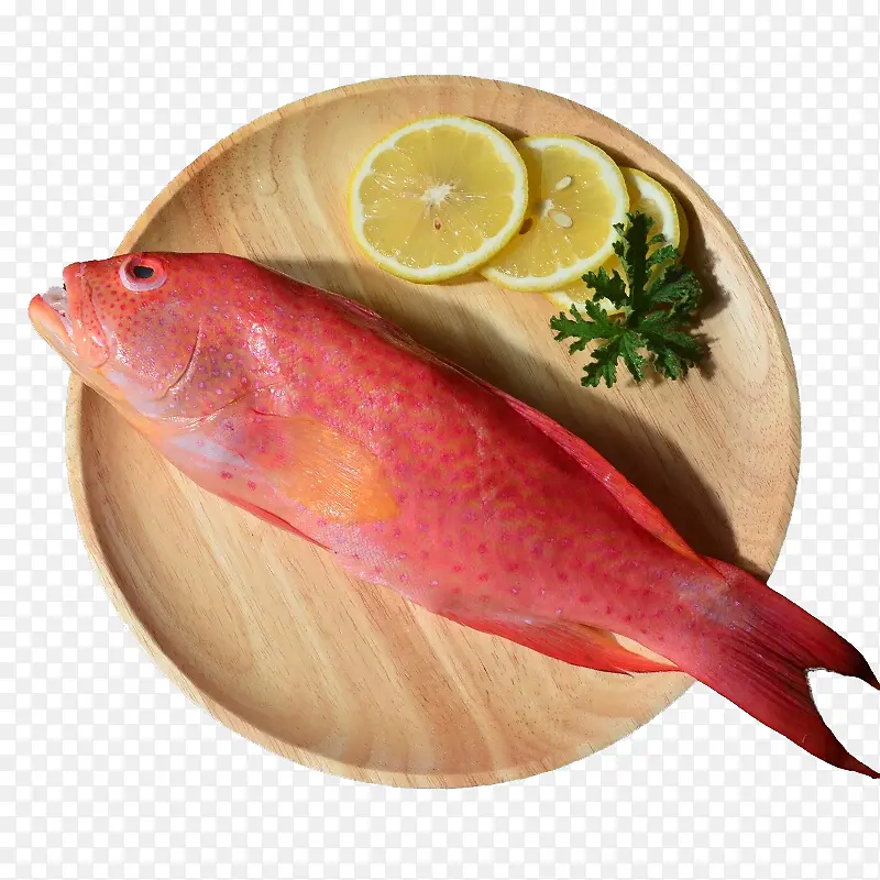 盘中的红鱼