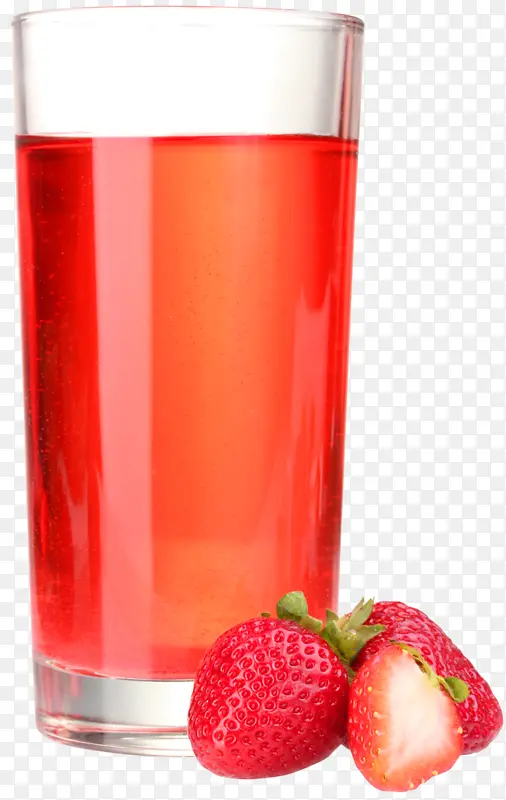 新鲜草莓果汁