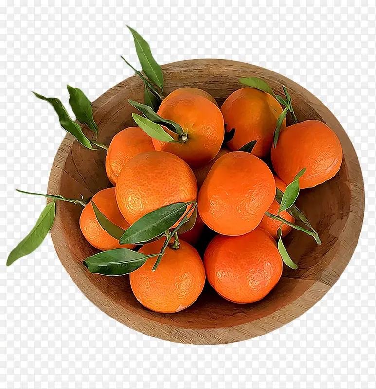 一筐橙色橘子