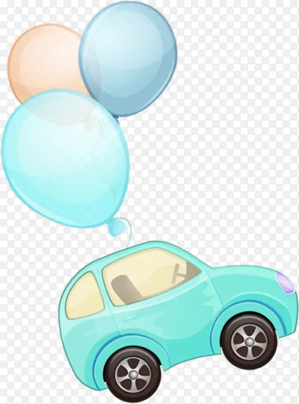卡通小汽车气球