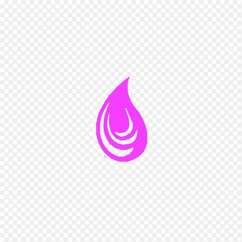水滴72dpi紫色图标元素