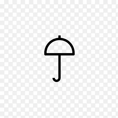 防水防尘伞icon线性小图标PNG下载