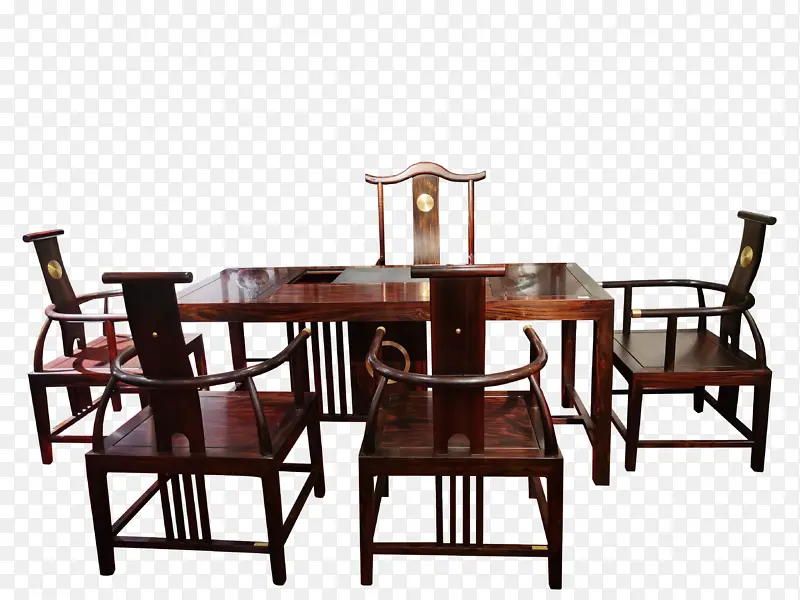 中式古典红木家具茶台