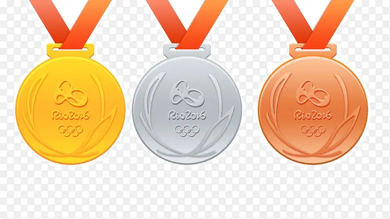 里约奥运会奖牌三枚