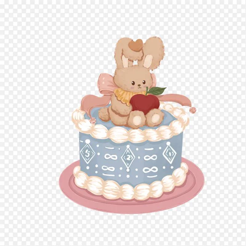 兔子蛋糕可爱兔