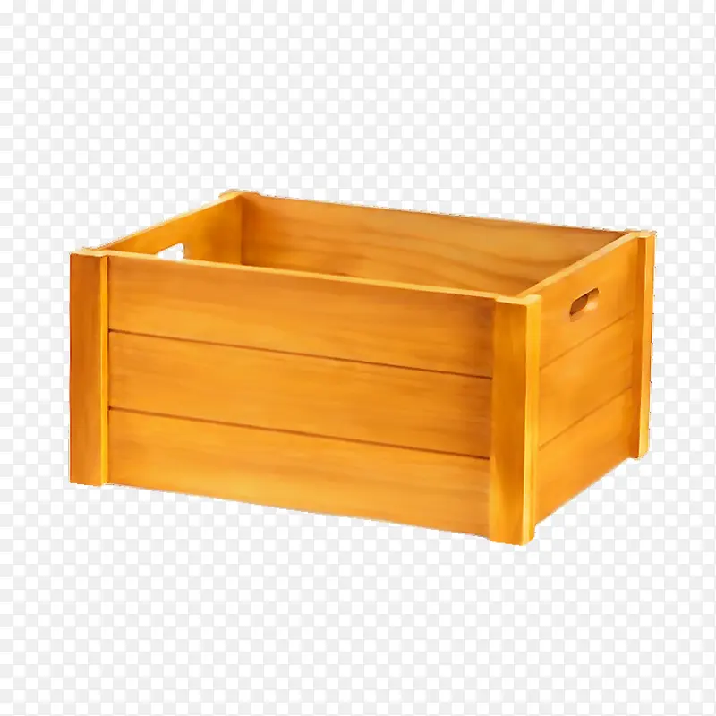 手提式橙色空木箱单个