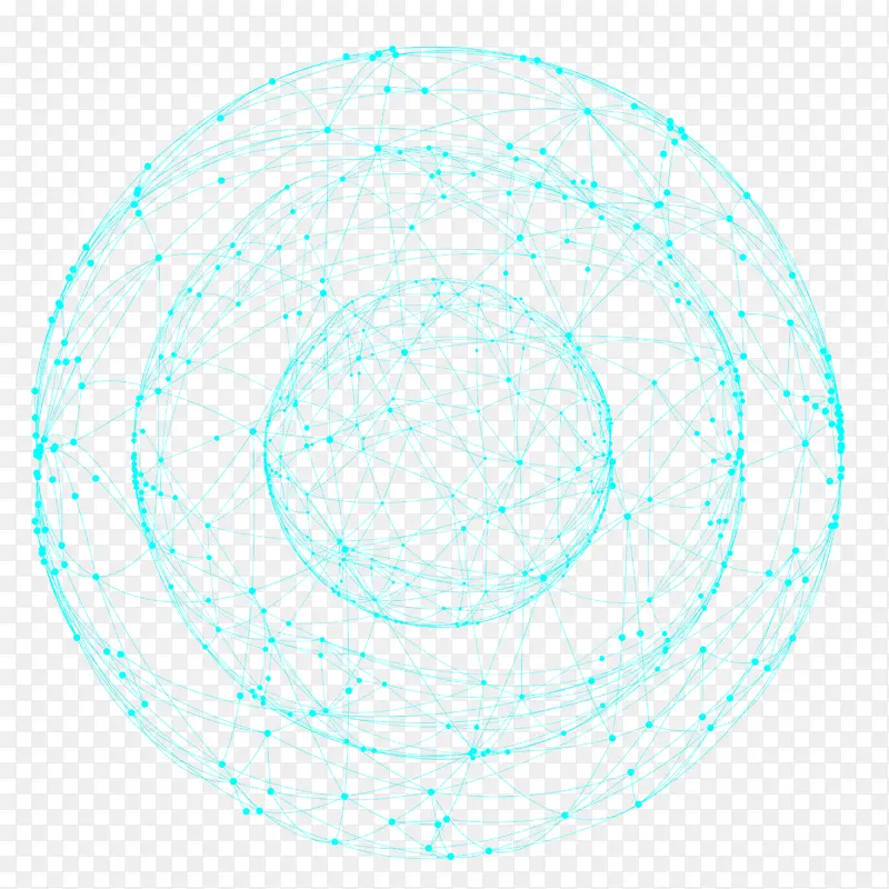 科技风格圆形