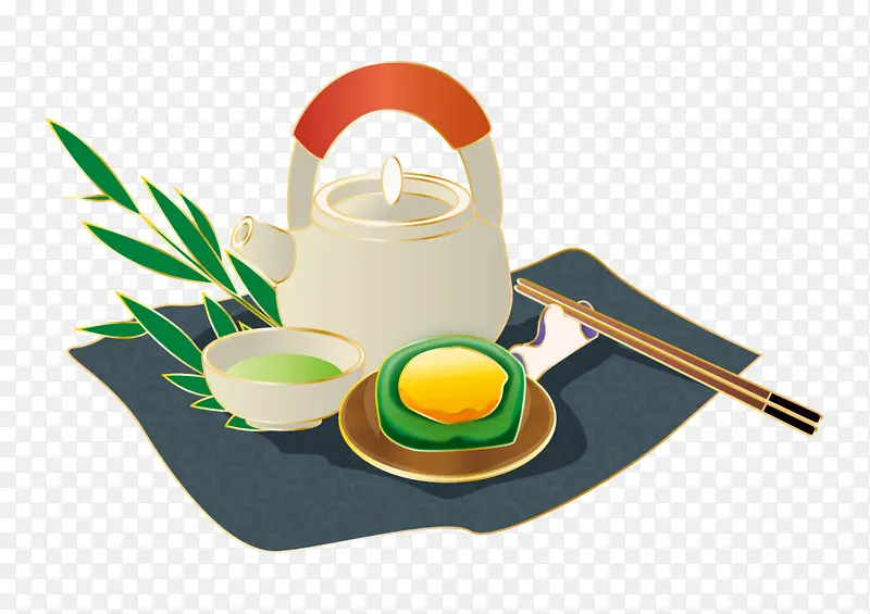 清明节，茶壶，素斋，野餐