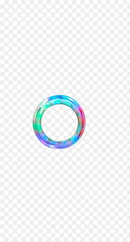 彩色光圈光环轮子