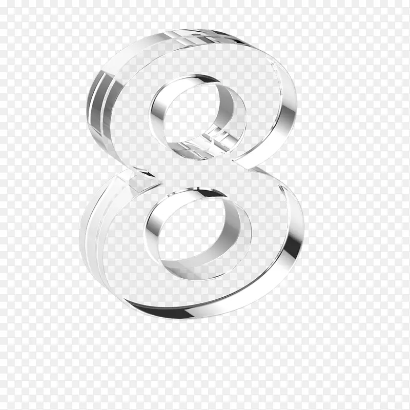 水晶立体数字8PNG图片素材下载_图片编号qdrrdrvp-免抠素材网
