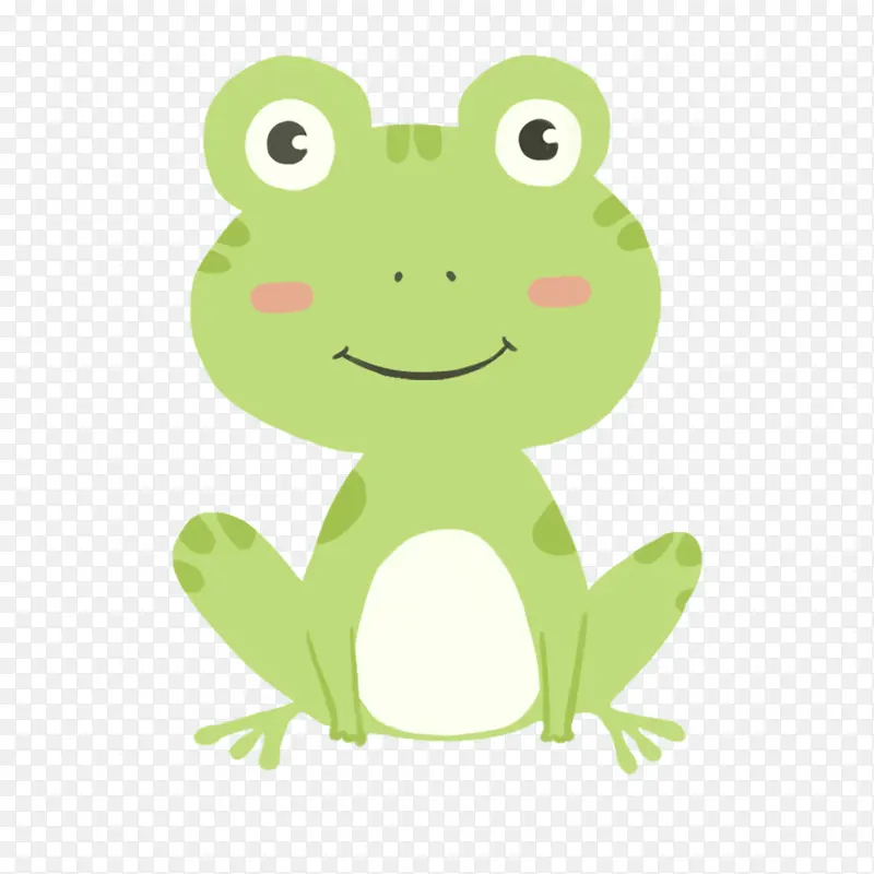 动物青蛙绿色
